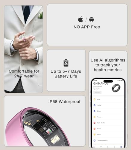 AI Smart Ring for Women Men, Health Ring with AI Health Analysis - Image 4