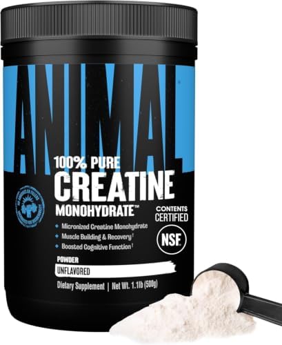 Animal Creatine Monoydrate Powder for Men & Women | Unflavored 500g by Animal