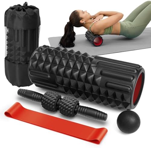 5 in 1 Foam Roller Set for Muscle Recovery & Deep Tissue Massage by LTHTRADE
