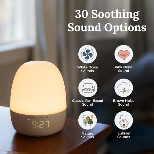 Yogasleep Light to Rise White Noise Sound Machine & Sleep Trainer with Night Light. Sleep Aid for Baby & Toddler, 30 Soothing Sounds Including Lullabies & Nature Sounds, Registry & Nursery Must Have - Image 3