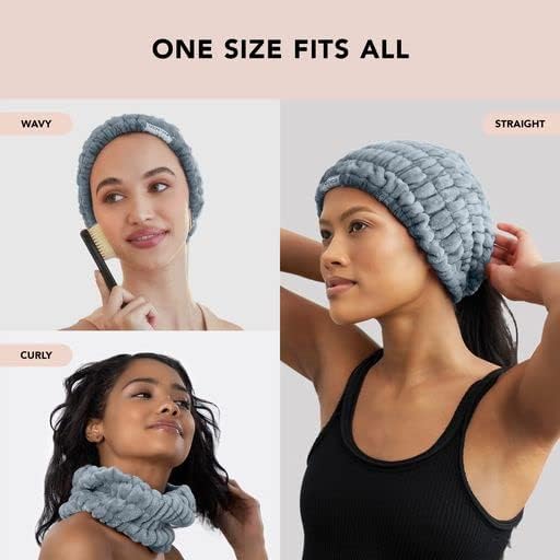 Kitsch Spa Headband for Women - Face Wash Headband Misty Blue, 1pc - Image 5