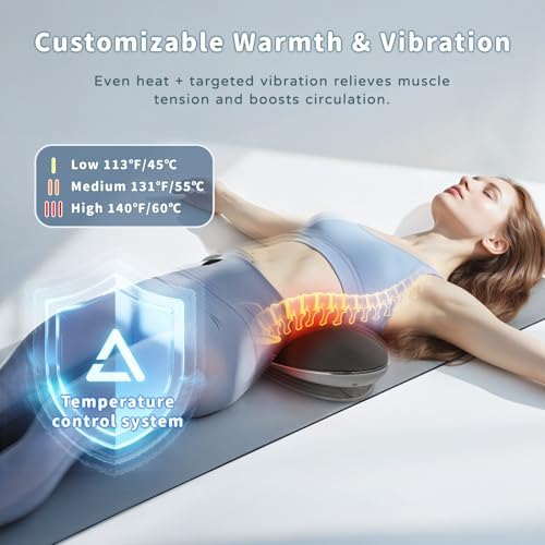 Zenopax Electric Lower Back Massager for Pain Relief with Dynamic Airbag Traction, 3-Level Heat, Vibration - Quick Relaxation, Easy to Use, Home/Office Use - Image 5