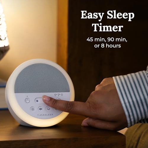 Yogasleep Nod White Noise Sound Machine, With Soft Night Light & Sleep Timer, 20 Sound Options Including Lullabies, Nature & Pink Noise, Sleep Aid For Baby & Adults, Noise Canceling For Office Privacy - Image 6