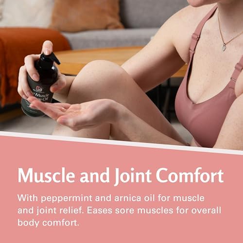 Arnica Sore Muscle Massage Oil, Collagen & Stem Cells, 8 fl oz 2 Pack by M3 - Image 3
