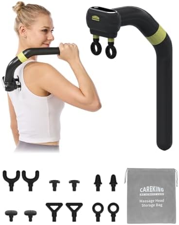 3-in-1 Detachable Massage Gun Deep Tissue with Extension Handle by CAREKING