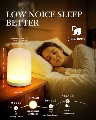 Essential Oil Diffuser - 2.4 MHz Ultrasonic Glass Diffuser with Pulse/Continuous Mist & 3 Night Light Modes, Waterless Auto-Off, Silent Aromatherapy Diffuser for Home, Office, Gifting & Home Decor - Image 2