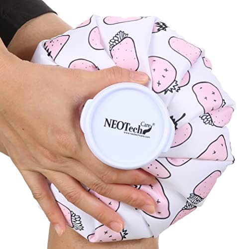 Neotech Care Ice Bag with Screw Top Lid (Strawberries Design, 8 inch) by NEOtechCare
