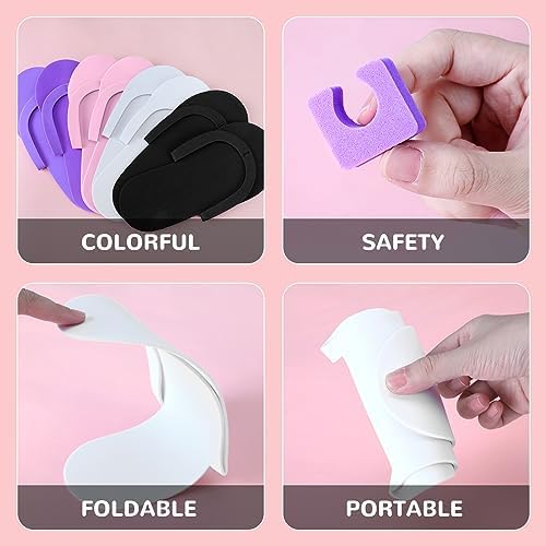 Suhine 120 Pair Disposable Pedicure Slipper and Toe Separators Kit - Image 6