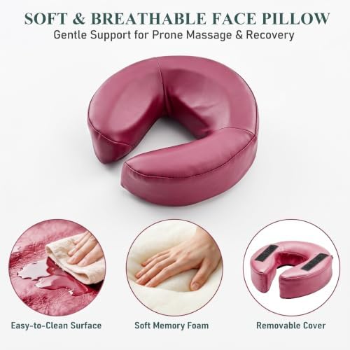 Massage Headrest for Bed, Face Down Massage Pillow & Face Cradle - Image 7
