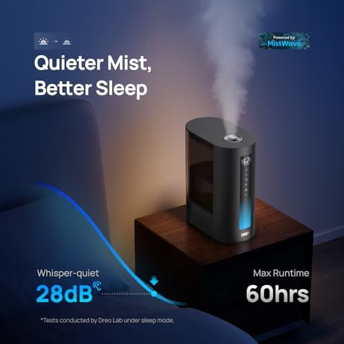 DREO 6L Smart Humidifiers for Bedroom, Warm & Cool Mist for Large Room - Image 5