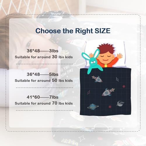 Sivio Weighted Blanket for Sleep, 3lbs, 36 x 48 inches - Image 4