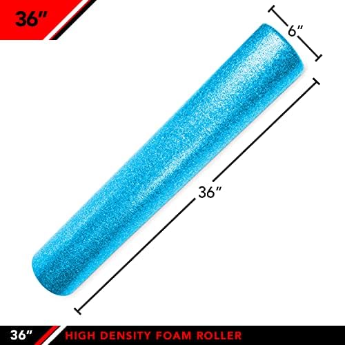 JFIT High Density Foam Roller – EPP Deep Tissue Massage Roller for Muscle Recovery, Myofascial Release & Stretching - Image 2