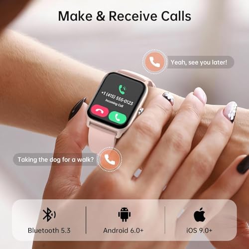 Tensky Smart Watch for Men & Women, 1.85" HD Fitness Tracker with Call - Image 3