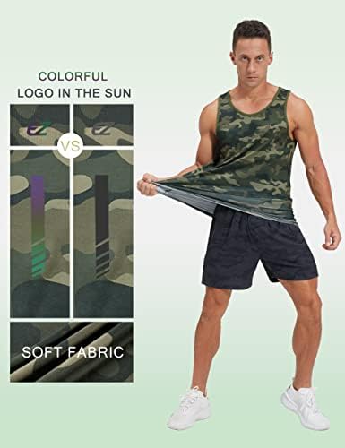 EZRUN Men's Quick Dry Workout Tank Top UPF 50+ Sweat-Wicking Gym Shirt - Image 5