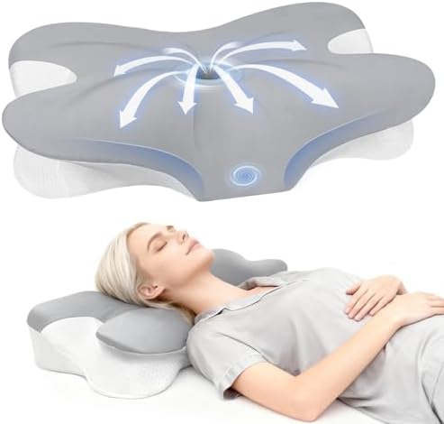 Cervical Neck Pillow for Neck Pain Relief & Sleeping, Ergonomic Contour Neck Support Pillow, Memory Foam Orthopedic Pillow for Side, Back, Stomach Sleepers by BNXIANG