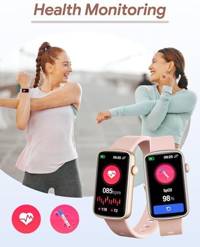 Fitness Tracker, Fitness Watches for Women Men with Heart Rate Monitor Blood Oxygen Sleep Tracker Pedometer, 1.47" Smart Watch Step Calorie Counter for Android iOS IP68 Waterproof - Image 4