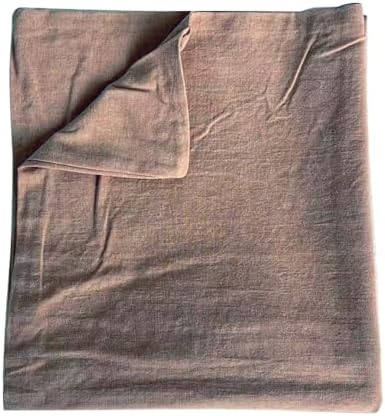 F.Y.Dreams 100% Washed Cotton Duvet Cover for Weighted Blanket 48x72 inches with 16 Ties, Zipper on Long Side/Purple Bean Paste/Just Duvet Cover - Image 6