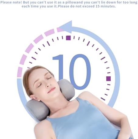 Bespilow Cervical Neck Pillow for Pain Relief - Small Cylinder Neck Roll & Round Bolster - Portable Memory Foam Traction Device for TMJ, Hump Correction, Travel & Sleeping Support,Odorless - Image 5