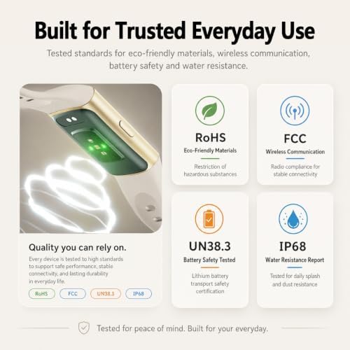 FITVII Slim Fitness Tracker for Women Men, Fitness Watch for Android iOS - Image 7
