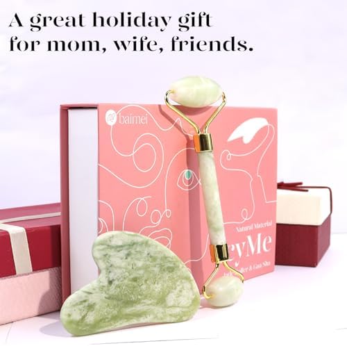 BAIMEI IcyMe Jade Roller & Gua Sha Facial Tool Set for Face Depuffing - Image 6