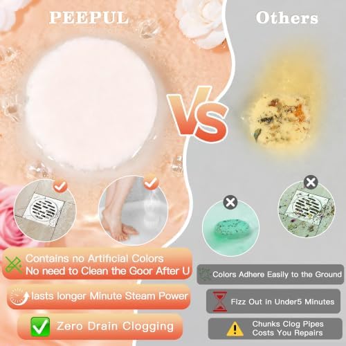 Shower Steamers Aromatherapy Birthday Gifts for Women - 10 Pack,Gifts for Wife Mothers Daughter Sister Stress Relief & Deep Relaxation Self Care Home Spa Essential (Multiple Colors) - Image 3
