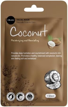 Celavi Collagen Face Sheet Mask K-Beauty Korea Skin Care Moisturizing New D Type- 12 Sheets - Image 3