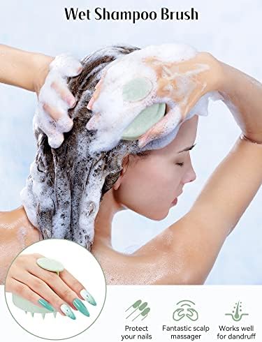 HEETA Scalp Massager Hair Growth Scrubber for Dandruff Removal Hair Care - Image 3
