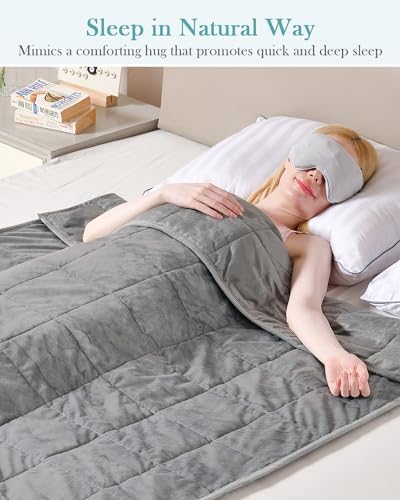 Topblan Weighted Blanket Queen Size 15lbs, 60 x 80 for Adults - Image 4
