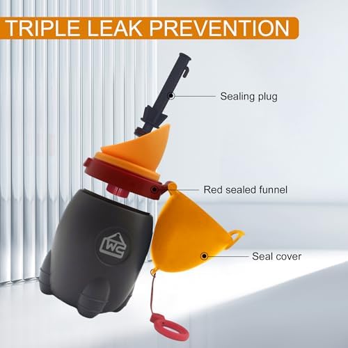 Portable Potty for Kids – Leak-Proof Rocket Travel Urinal for Boys & Girls, Lightweight Road Trip Essential for Car, Camping, Potty Training, Easy-Clean Reusable Pot(Vitality Orange) - Image 3