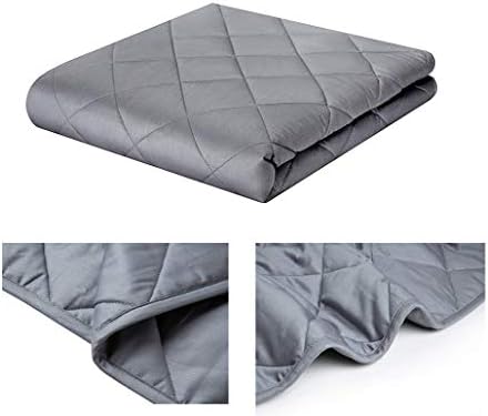 ZZZhen Weighted Blanket - High Breathability - 48''72'' 15LB - Premium Heavy Blankets - Calm Sleeping for Adult and Kids, Durable Quilts Grey, 48''72'' - 15LB - Image 3