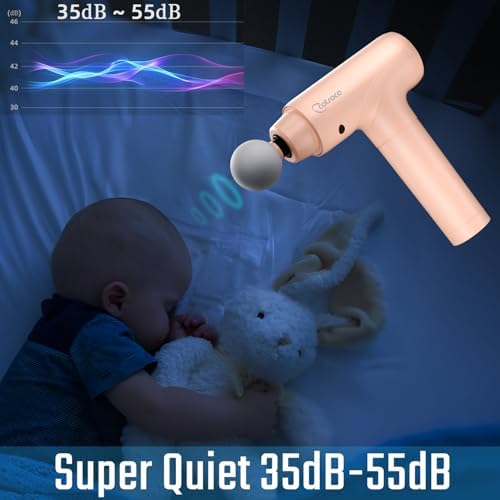 cotsoco Massage Gun Deep Tissue, Muscle Massage Gun Back Massager for Pain Relief, 20 Speeds Handheld Electric Massager Tool with Silent Brushless Motor, Suitable for Gym Office Home Travel - Image 3