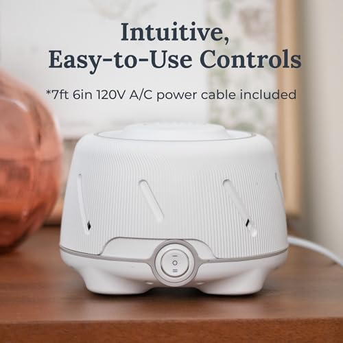 Yogasleep Dohm (White/Gray) & Travel Case (2 Piece Set) The Original White Noise Machine with Natural Sound from a Real Fan, Sleep Aid & Noise Cancelling For Adults & Baby, Office Privacy & Meditation - Image 6