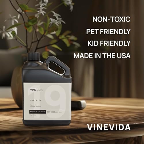 VINEVIDA [128 Fl Oz] Caribbean Teakwood Fragrance Oil for Cold Air Diffusers, Essential Oils for Diffuser Oil Refill & Air Freshener Room Spray - Image 6