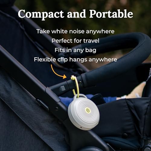 Yogasleep Hushh Portable White Noise Sound Machine for Baby, 3 Soothing Natural Sounds with Volume Control, Compact Size, Noise Canceling for Sleep Aid, Office Privacy, & Meditation, Registry Gift - Image 6