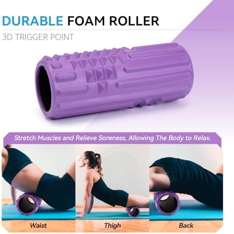 5 in 1 Foam Roller Set, High Density Patented Exercise Roller - Image 3