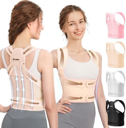 Fit Geno Posture Corrector for Women & Men, Back Shoulder Support Brace by FitGeno