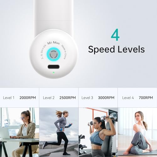 Opove M3 Mini Massage Gun for Back Pain Relief with Facial Mode - Image 5