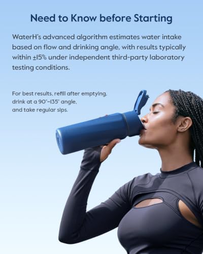 WaterH BOOST Smart Water Bottle Tracker with Reminder to Drink Water, 32oz - Image 6