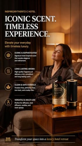 Hotel Diffuser Oil Ritz-C Hotel - Inspired Scent - Large 500 ml - Image 4