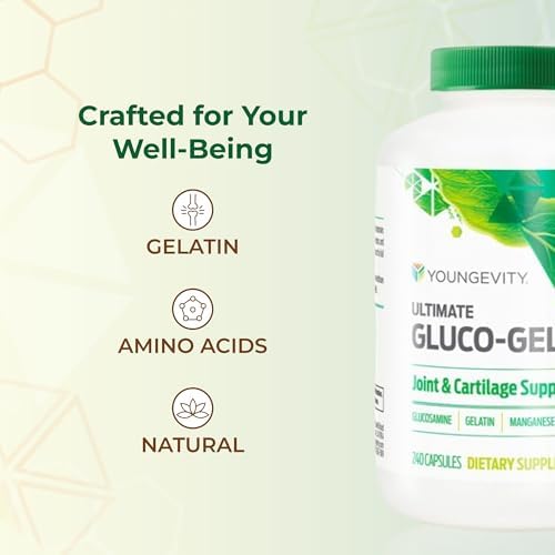 Youngevity Ultimate Gluco-Gel Bone and Joint Support, 240 Capsules, 2-Pack - Image 5