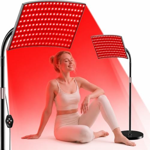 Red Light Therapy for Body Face Infrared Light Therapy for Body with 660nm & 850nm Near Infrared LED Red Light Therapy Large Panel at Home Protective Glasses for Home Use, Gift for Women Girl by XMZXMZ
