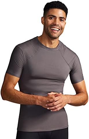 Tommie Copper Shoulder Support Shirt for Men, Posture Corrector Compression Shirt with UPF 50 Sun Protection by TommieCopper
