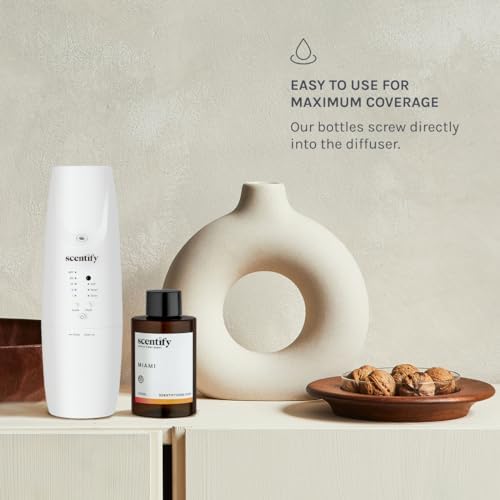 Scentify Miami Aroma Oil Refill Scent for Oil Diffusers - Creamy, Cashmere, Sandalwood, Musk Scents - Luxurious Relaxing Aromatherapy Diffuser Fragrance 100ml, 3.38 oz (Pack of 2) - Image 5