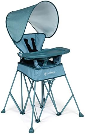 Baby Delight Go with Me Uplift Deluxe Portable High Chair, Blue Wave by BabyDelight