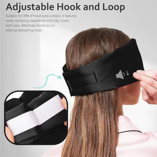 Soft Sleep Mask, Blackout Eye Mask for Side Sleepers for Women Men - Image 5
