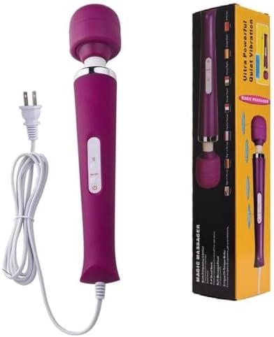 Power Massager Big Tool Electric Foot Neck Back Hand Leg Arm Shoulder Massage Aches Sports Recovery for Women (Purple) by Finever