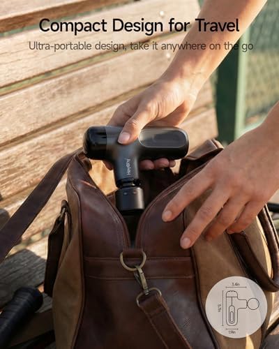 HEYCHY Mini Massage Gun, Deep Tissue Handheld Massager with Heat & Cold - Image 5