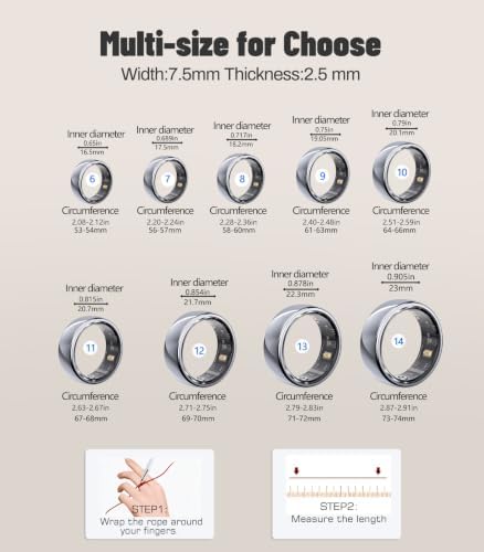 AI Smart Ring for Women Men, Health Ring with AI Health Analysis - Image 2