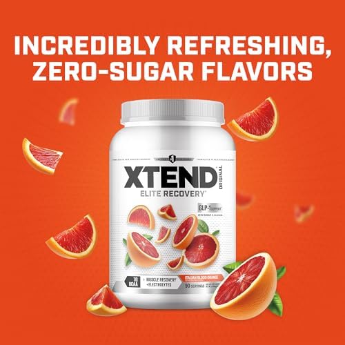 Xtend Original BCAA Powder with Zero Sugar, Italian Blood Orange, 90 Serv - Image 5