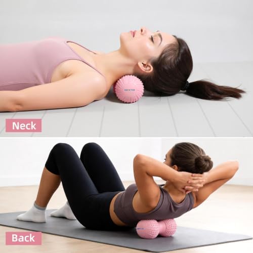 8 Inch Large Peanut Massage Ball Roller for Large Muscle Groups, Deep Tissue Double Massage Ball for Neck,Back,Leg,Low Back,Peanut Myofascia Release Ball for Muscle Knots&Physical Therapy - Image 7